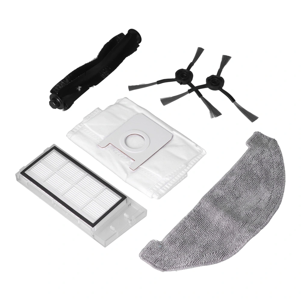 Sweeping Robot Accessory Kit Main Brush Dust Bag Filter Replacement Fit for ROIDMI EVE Plus Series