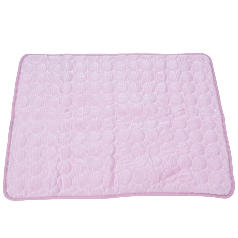 Pet Cooling Mat Breathable Soft Summer Dog Cat Sleeping Pad for Kennel Sofa Bed FloorPink XXL