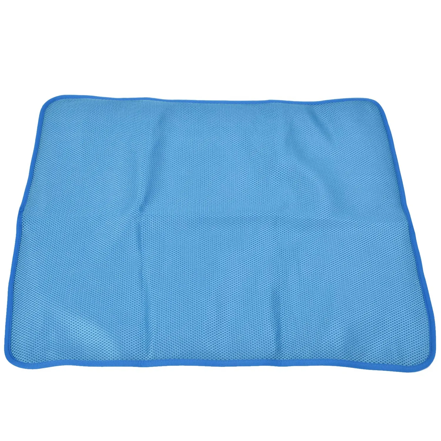 Pet Cooling Mat Breathable Soft Summer Dog Cat Sleeping Pad for Kennel Sofa Bed FloorBlue S