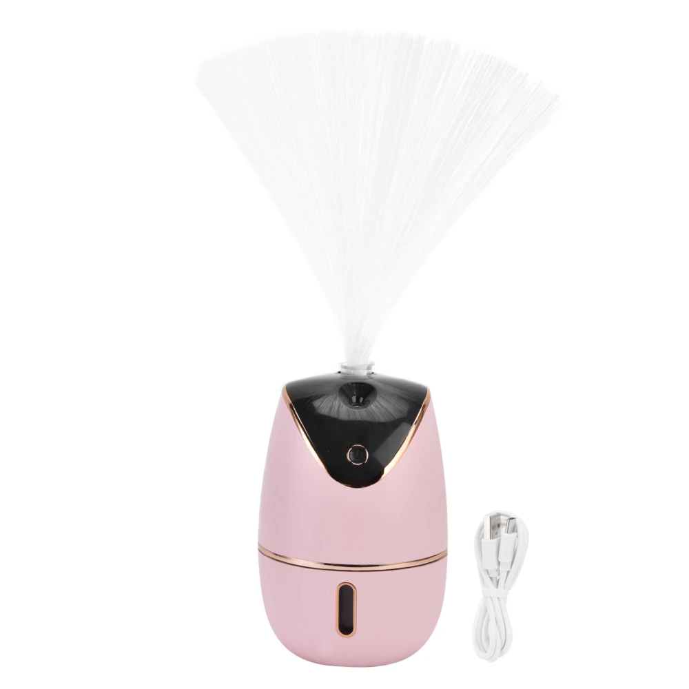 540ml Large Capacity Humidifier with Special Effects Light Air Humidifier Diffuser for Home Car USB ChargingPink