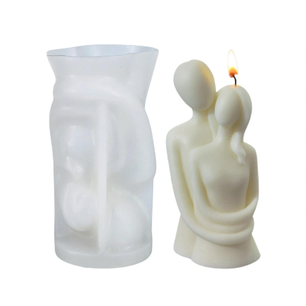 Portrait Aromatherapy Candle Molds Reusable DIY Couple Candle Mold Family Couple Silicone Mold