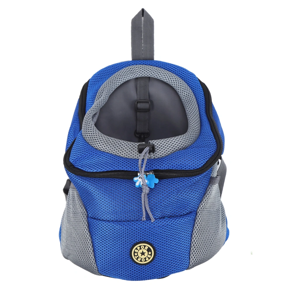 Pet Knapsack Ventilation Comfort Spacious Environmental Protection Nice Appearance Dog BackpackS Blue