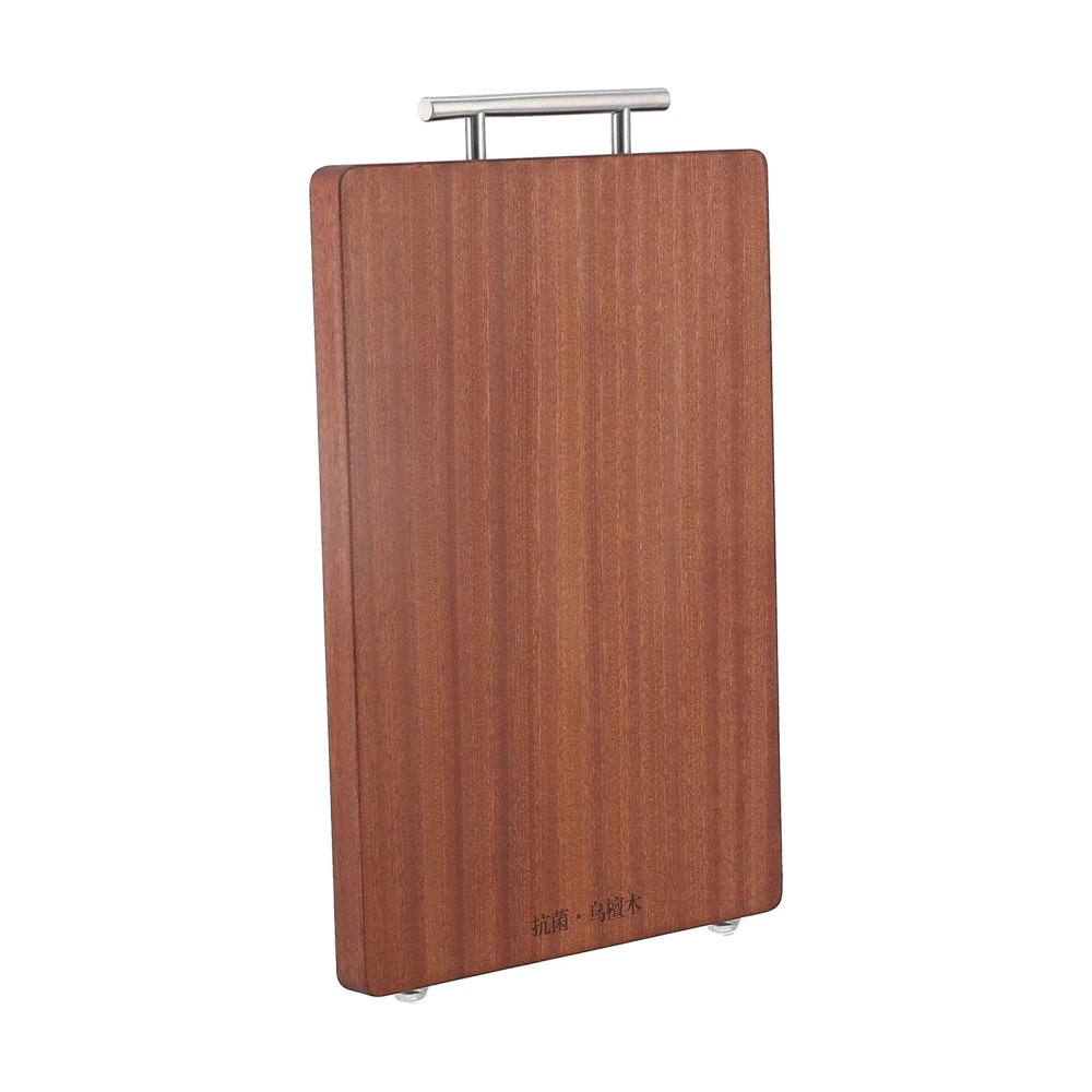 Kitchen Cutting Board Wood Antibacterial Double Sided Chopping Board with Handle for Vegetables36x24x2.5cm Square