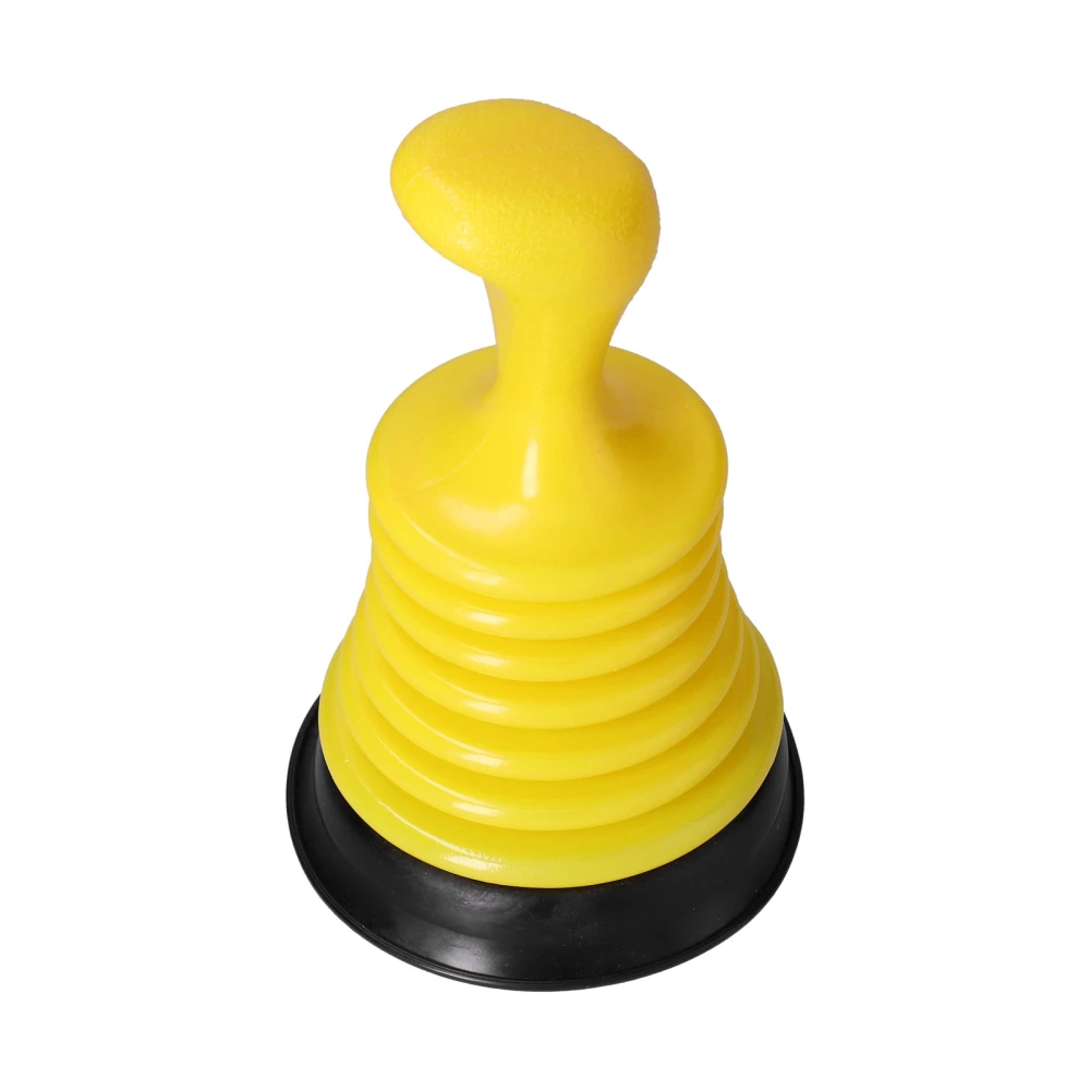 Toilet Drain Plunger Anti Blocking Manual Sewer Pipeline Dredge Tool for Kitchen Bathroom Yellow