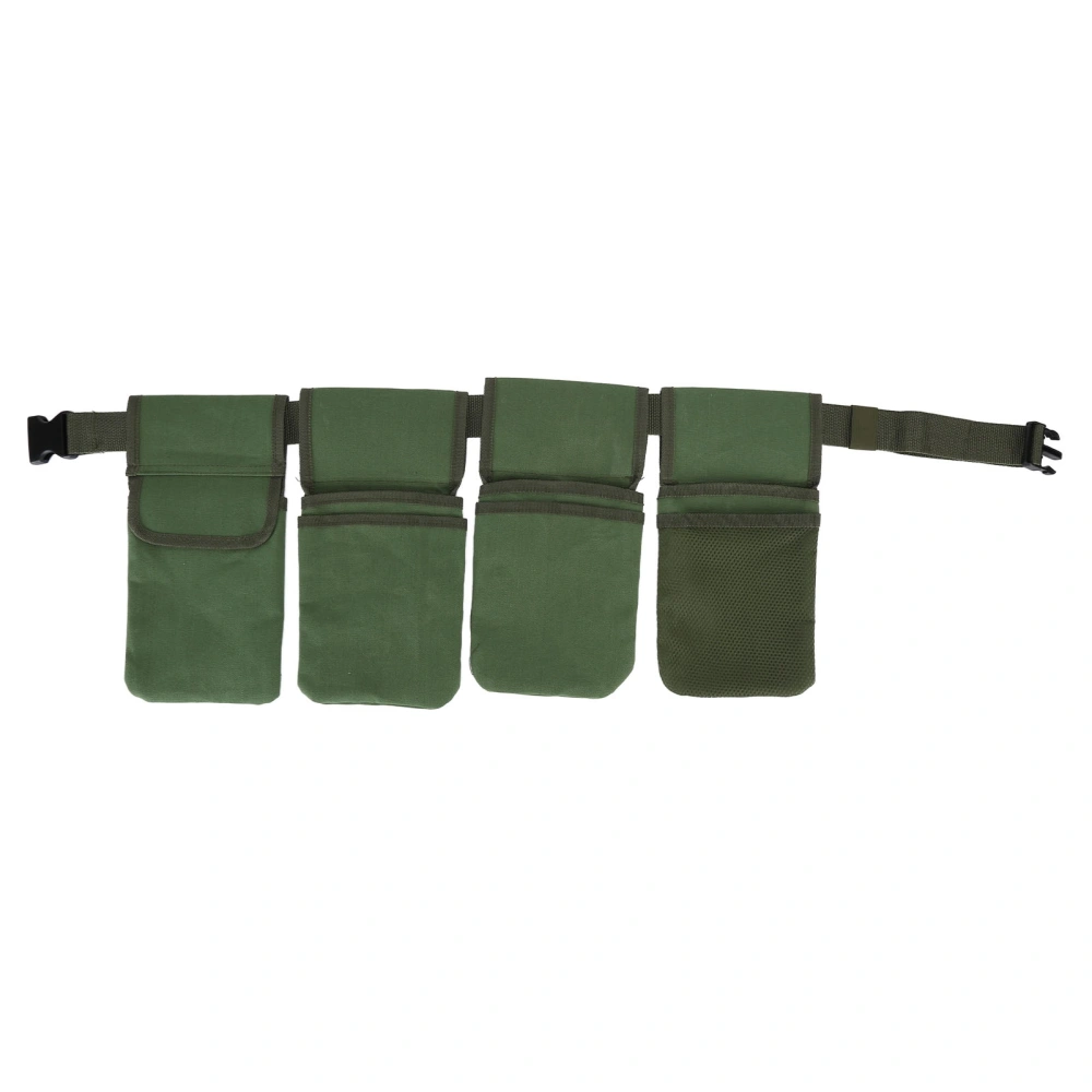 Garden Tool Belt Bag Canvas Heavy Duty Storage Belt Gardening Organizer Bag for Men Women