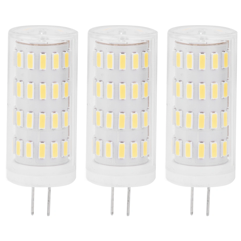 3PCS G4 LED Bulb 5W T3 JC Type Double Pin Base AC DC12‑24V Dimmable Outdoor Landscape BulbWarm Light