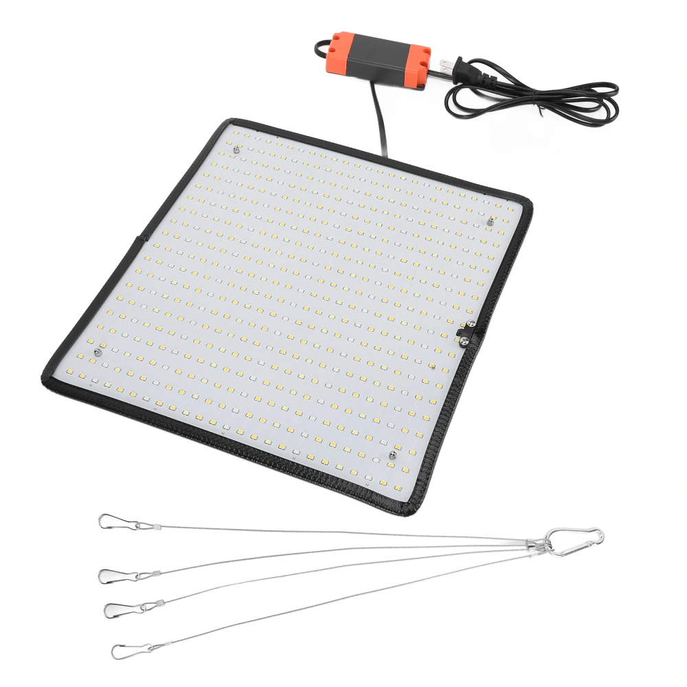 38W LED Grow Light Full Spectrum 500 Lamp Beads Plant Light for Greenhouse US Plug AC 85‑265V