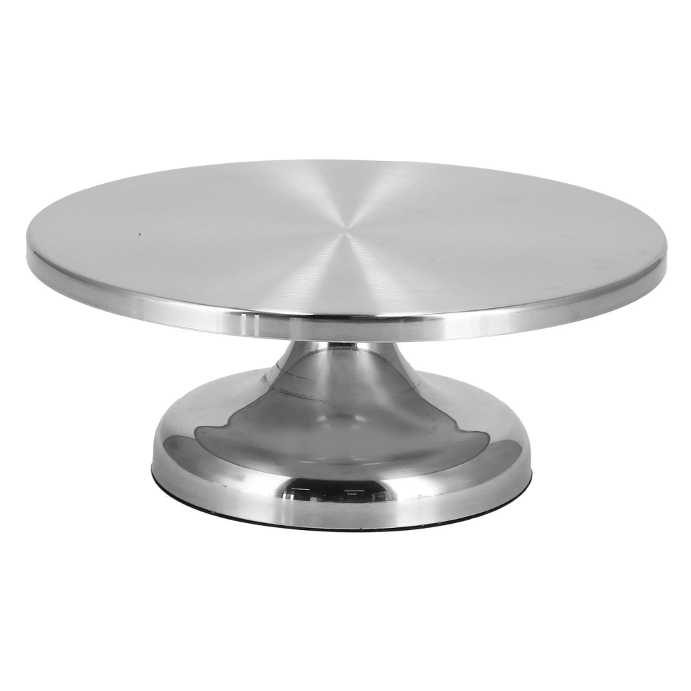 30cm Revolving Cake Stand Non Slip Aluminum Alloy Rotating Cake Turntable Kitchen Baking Accessory