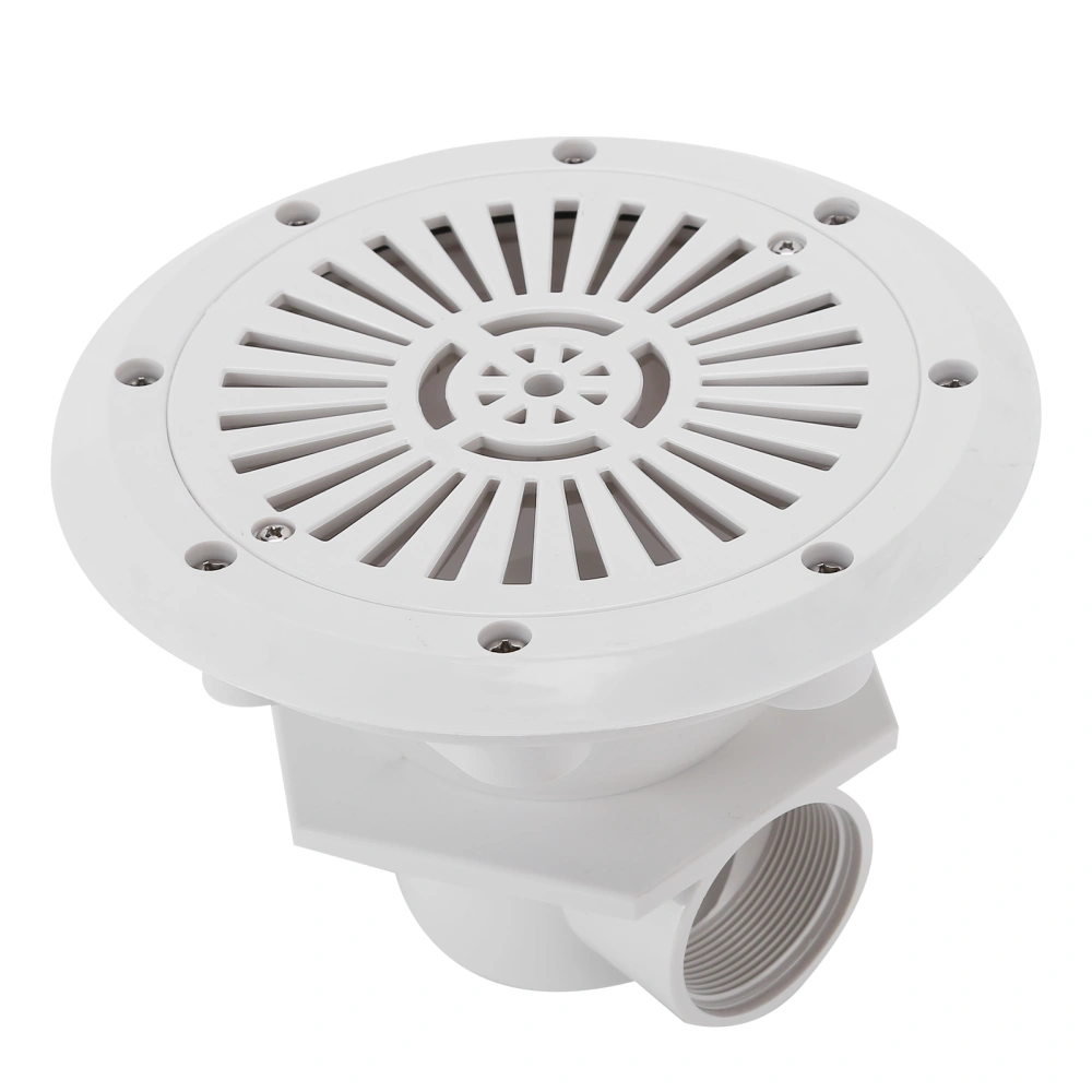 Pool Main Drain Floor Drain High Durability Cleanable Sturdy Floor Drain for Plastic Film Pools Hot Springs