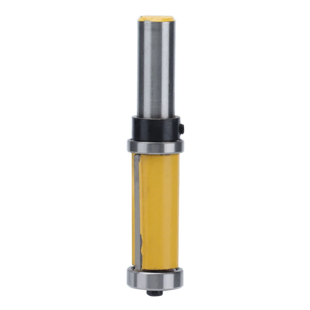 1/2 Shank Flush Trim Router Bit Efficient Professional Profiling Slotting Dual Bearing Milling Cutter for Woodworking