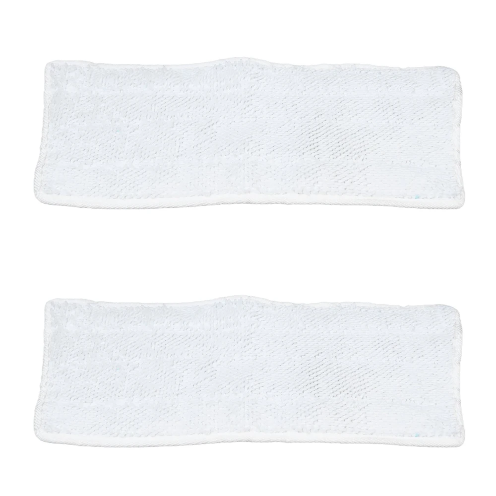 2PCS Fiber Mopping Pads High Strength Steam Mop Cloth Replacement Fit for Vileda Steam XXL