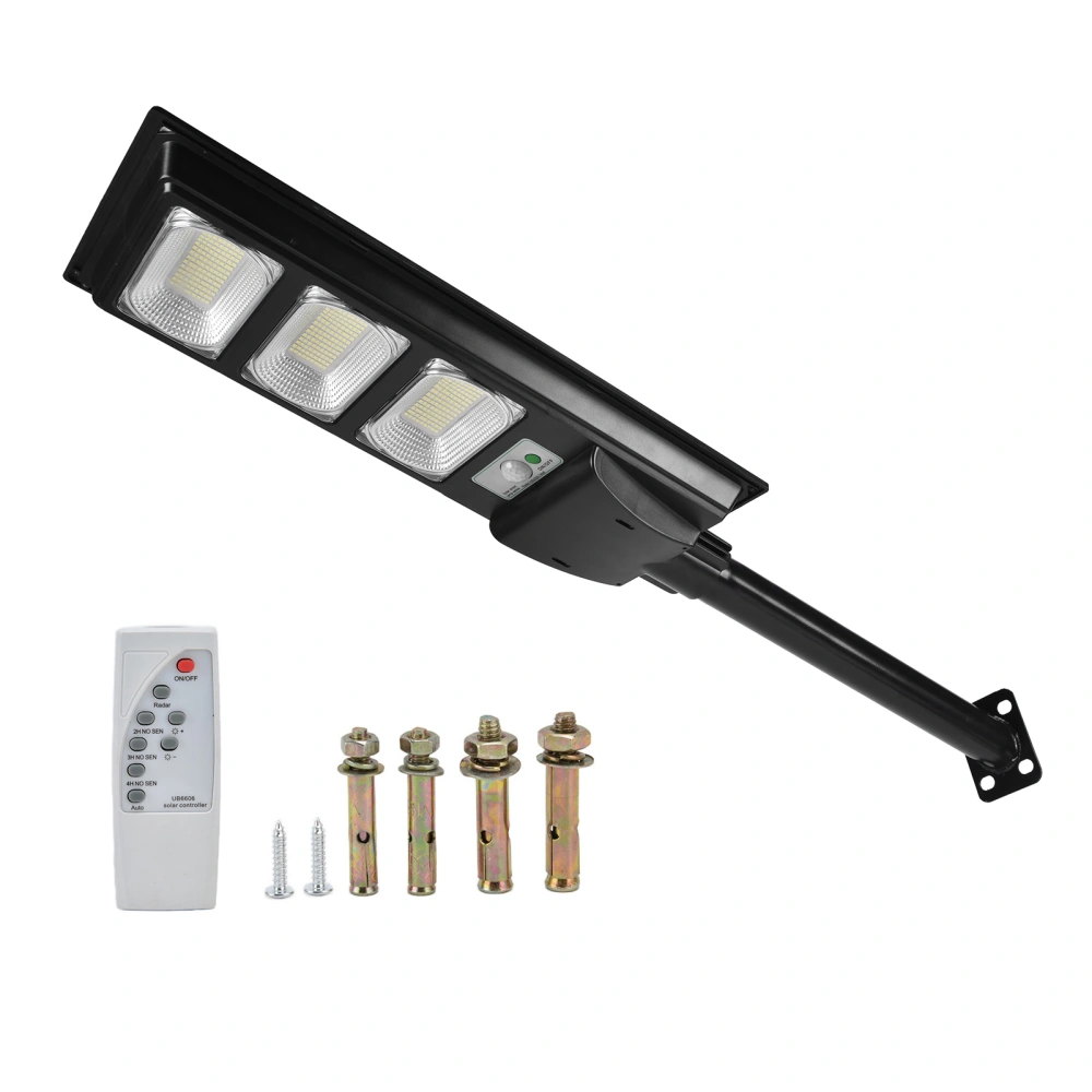 Solar Street Light 351LEDs Waterproof Remote Control Sensor Light for Outdoor Outdoor Garden