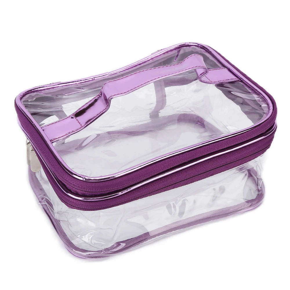 Cosmetic Bag Portable Transparent PVC Makeup Bag Toiletry Storage Organizer for Travel