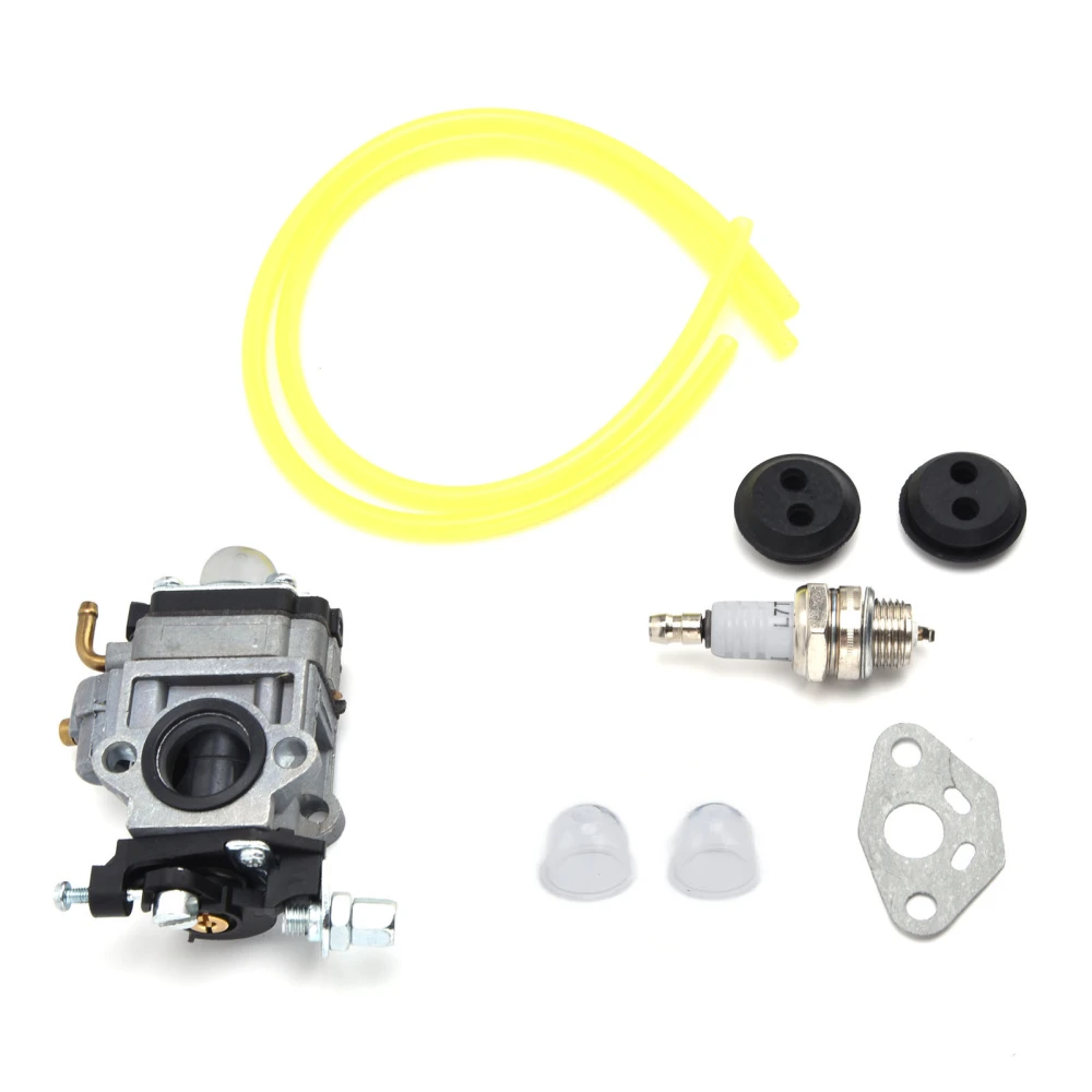 H119‑6 42CC Carburetor Gasket Sparking Plug Kit Replacement for WT WYK‑186 with Intake Hole