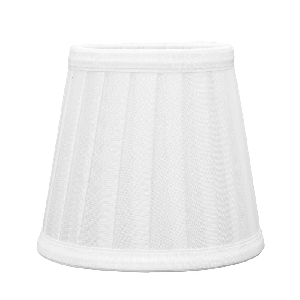 2Pcs Small Lamp Shades Wearproof Smooth Exquisite Lightweight Safe Convenient Table Lampshade0205 White