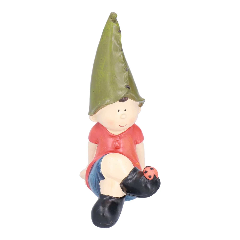 Garden Jungle Elf Statue Cute Dwarf Statue Resin Gnome Ornament for Outdoor DecorationType C