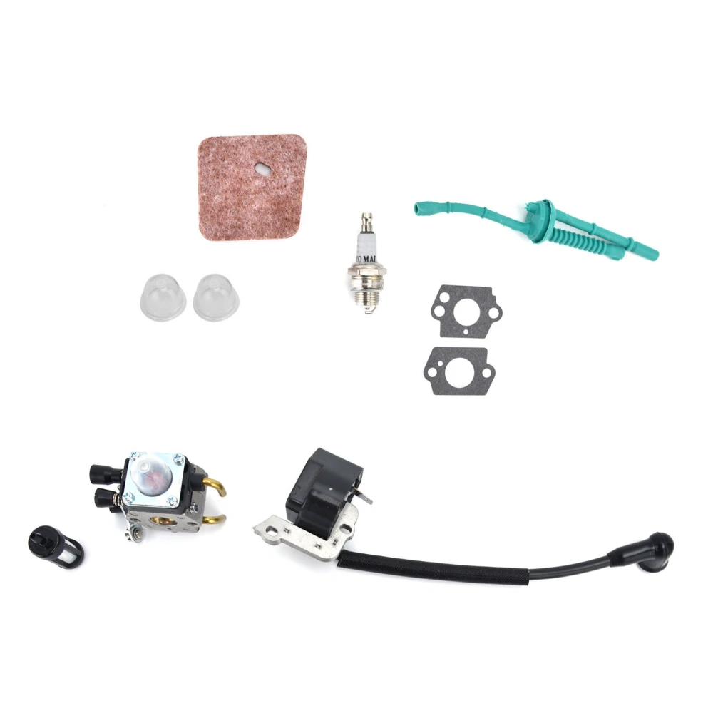 Carburetor Ignition Coil Kit for Stihl FS55 FS38 FS55R KM55 FS45 FS46 Trimmer Parts