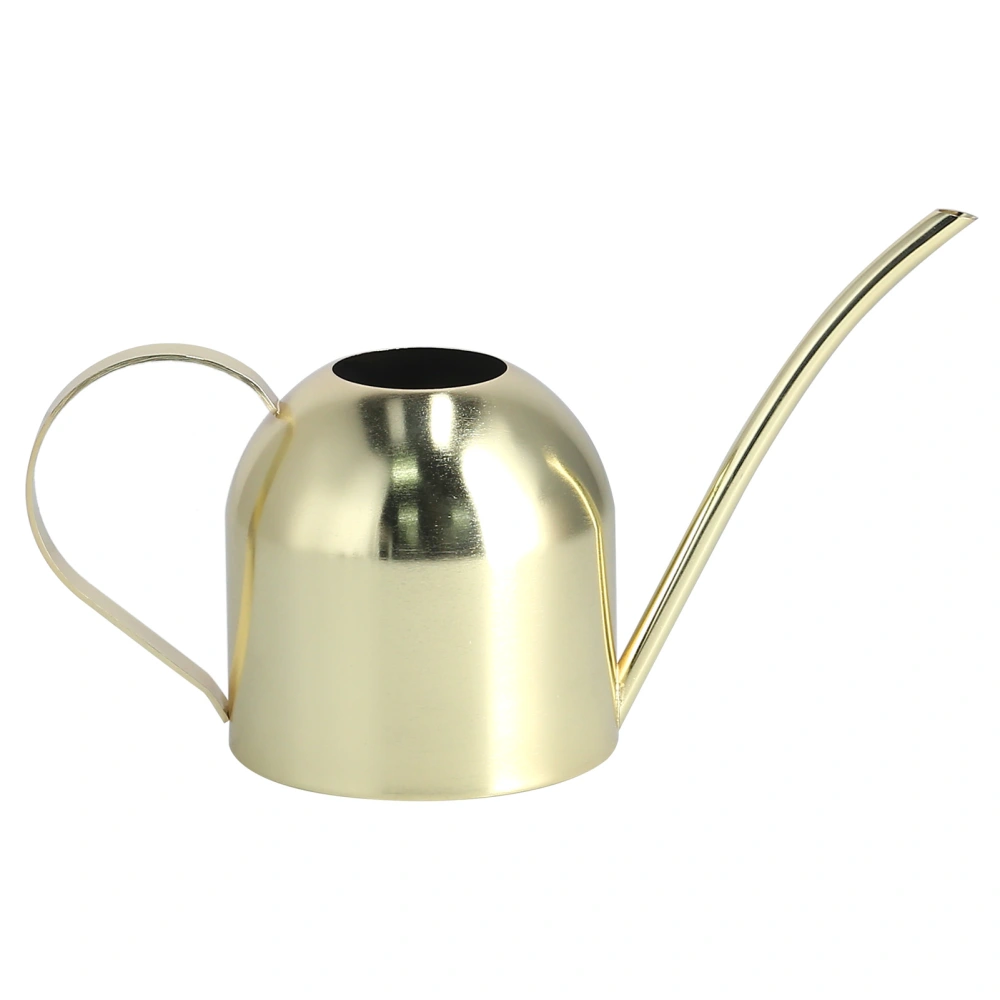 1000ML Watering Can Indoor Vintage Stainless Steel Succulent Flowers Plants Watering Kettle Pot Gold