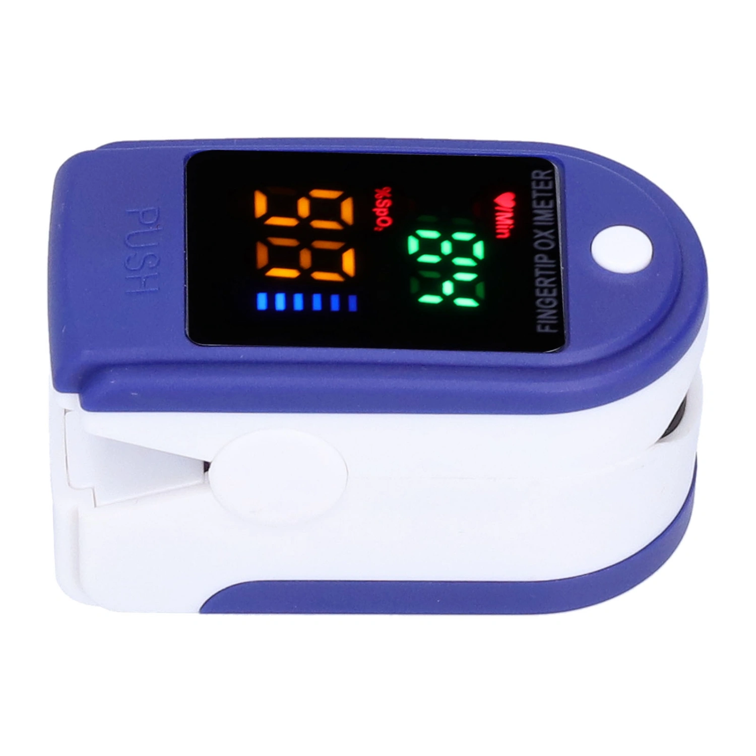 LED Oximeter Fingertip Pulse Oximeter with Multifunction Easy to Install Durable for Blood Oxygen Saturation Test