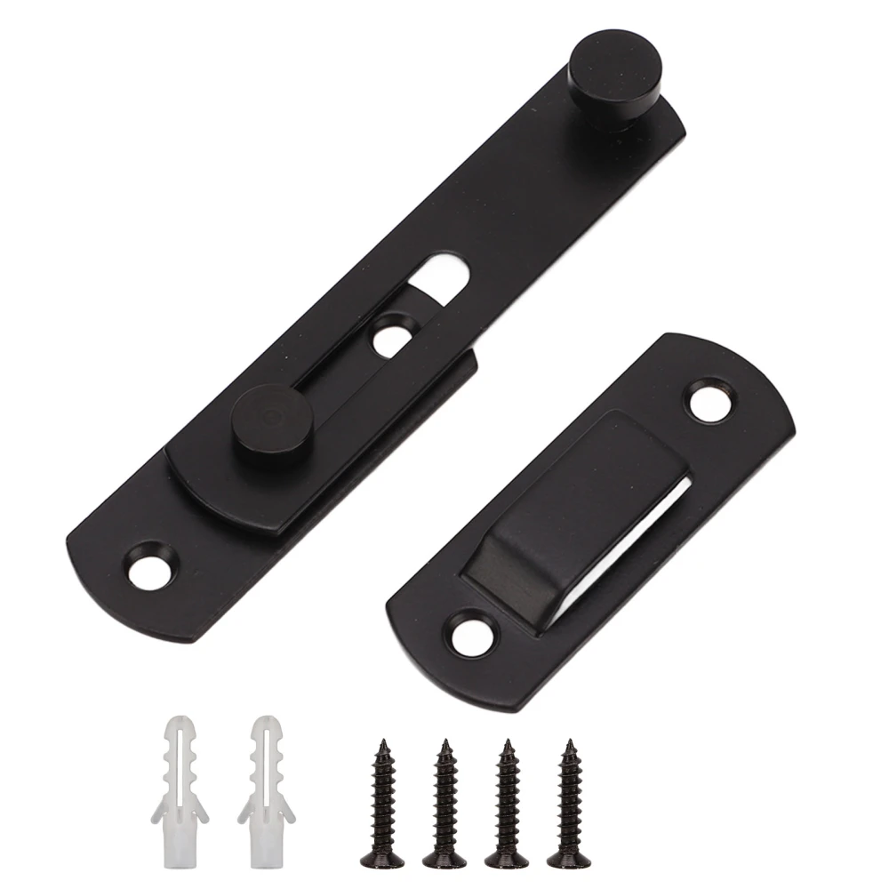 Barn Door Lock Carbon Steel Sliding Door Lock Buckle Barn Door Lock Hook Hardware Kit