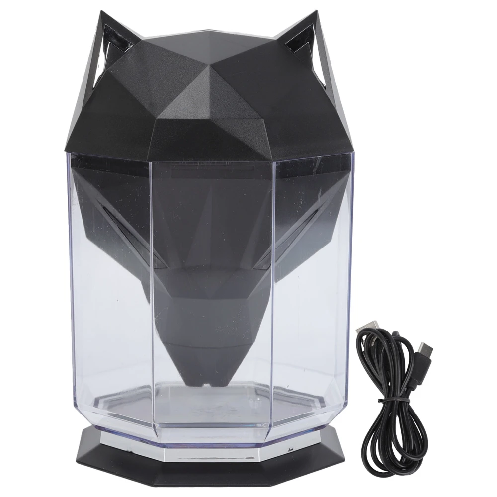 Air Humidifier Large Capacity Desktop Separated Electric Water Diffuser for Home Office Black