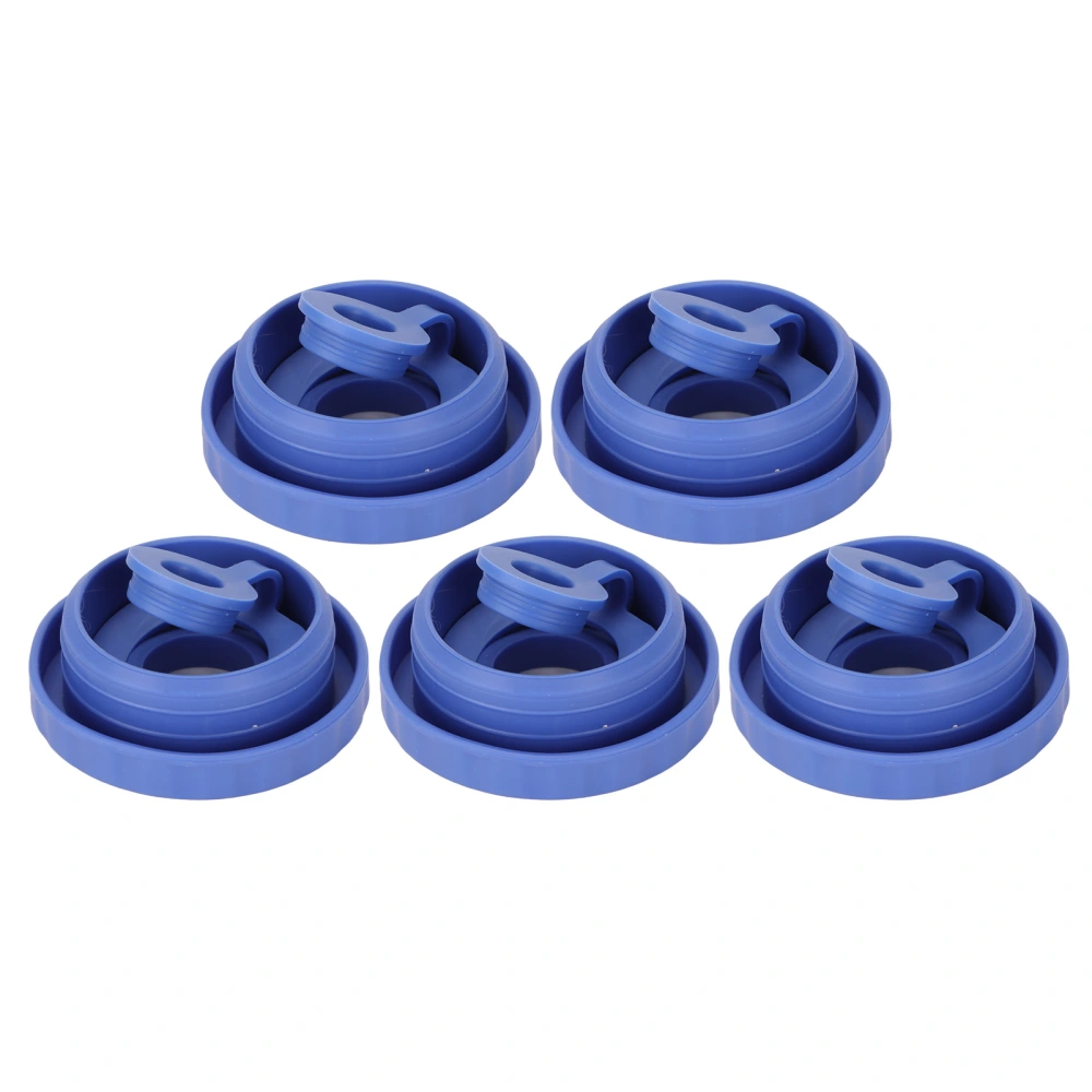 5 Pcs Jug Plug 5 Gallon Reusable Replacement Silicone Water Jug Cap With Hole for Water Dispensers Type B