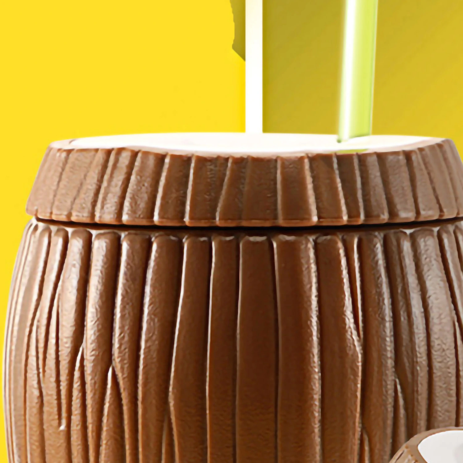 Fruit Shape Cup Double Layer Straw Cold Insulation Leakproof Plastic Cup for Summer Type2 300mL-500mL
