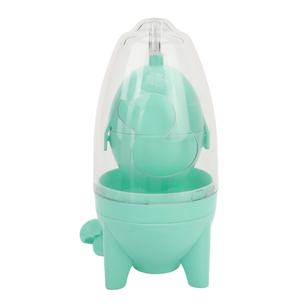 Egg Scrambler Manual Puller Portable Egg Yolk White Mixer with Silicone Pad for Golden Egg Making Green