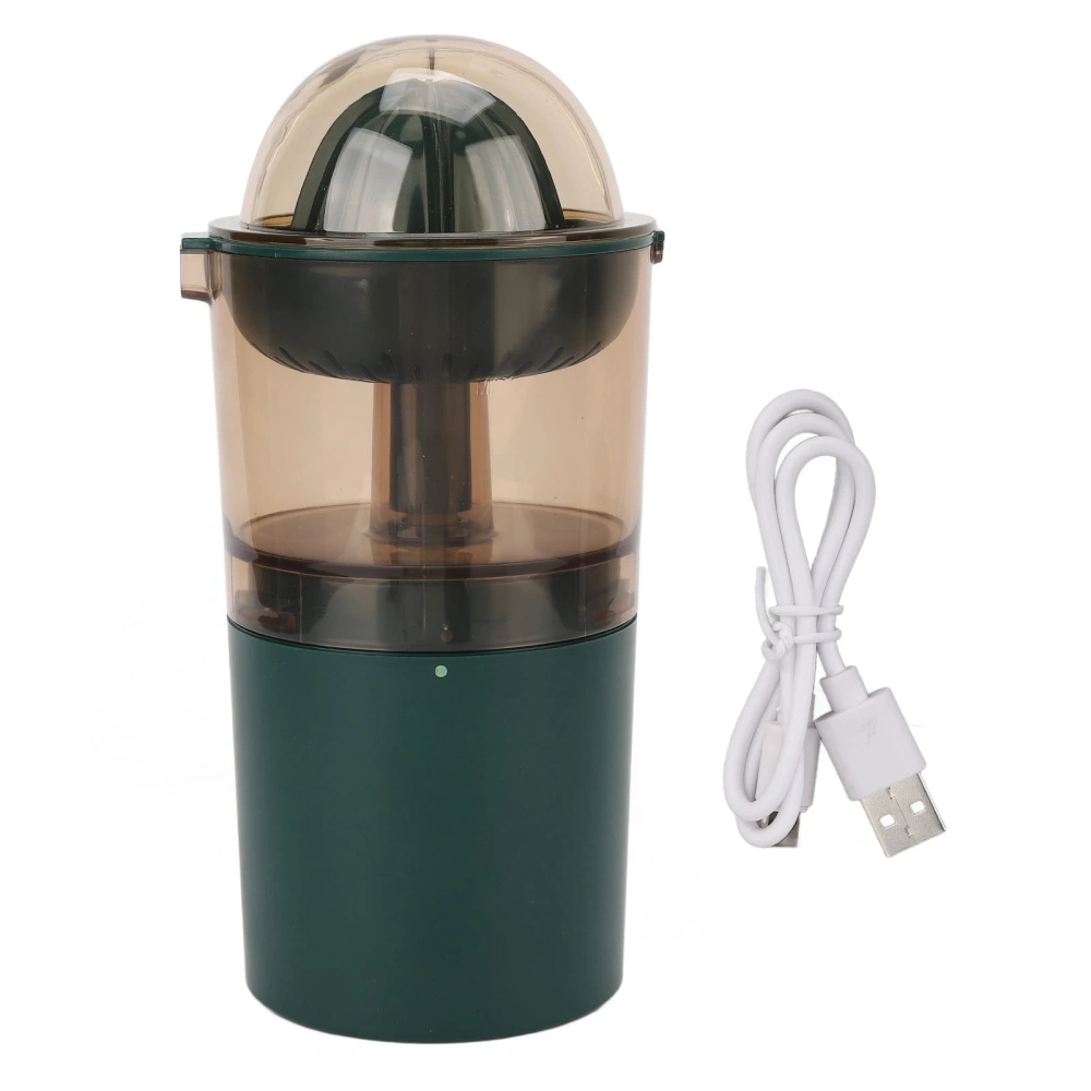 Mini Juicer Green Household Press Juicing Machine Extra 30% Juice for Citrus Lemon Lime DC3.7V