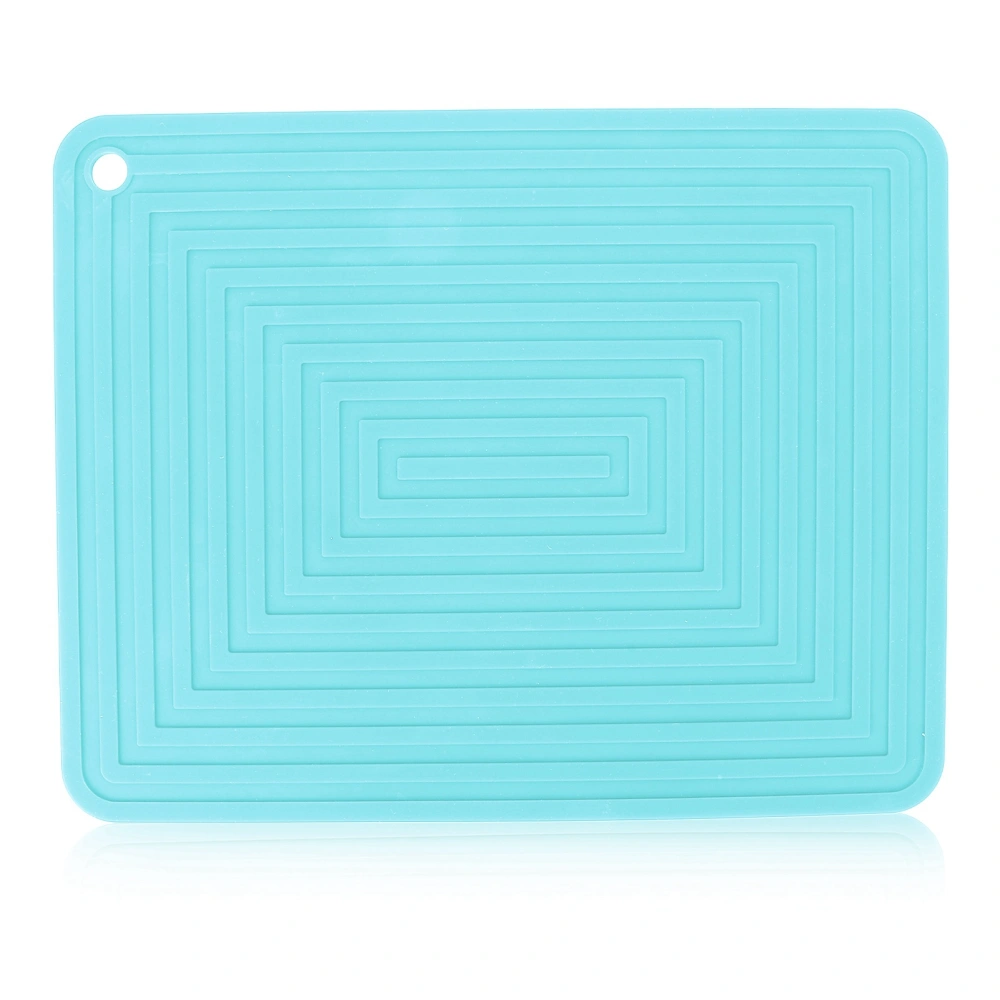 Dish Drying Pad Prevent Slip Flexible Insulated Placemat Silicone Drain Mat for Kitchen D