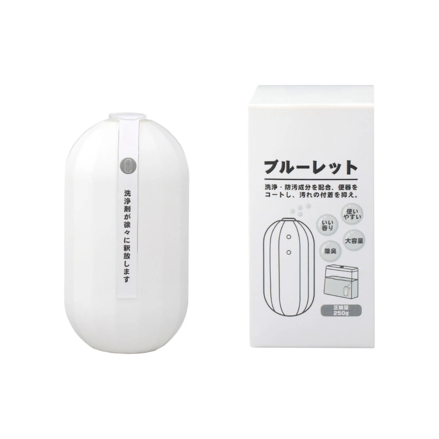 Toilet Bowl Cleaner Odor Removal Even Dissolution Safe Toilet Tank Cleaning Tool for Bathroom Hotel White