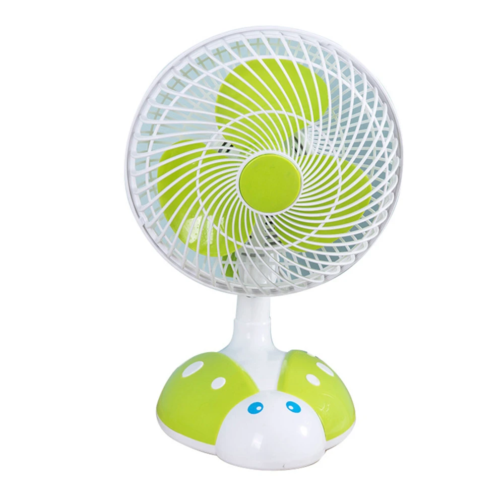 Mini Desktop Electric Fan 3 Blade Automatic Moving Head Portable Quiet Fan for Office Bedroom Type 3