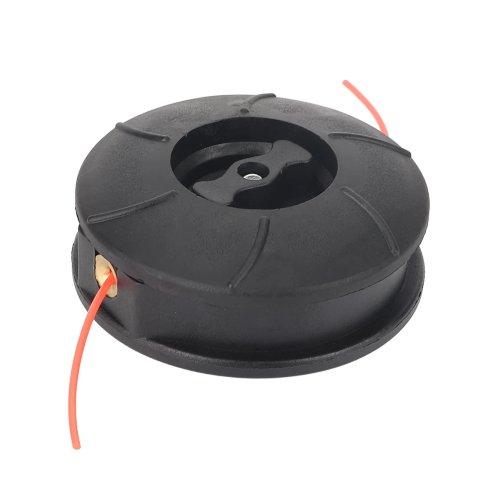 Grass Trimmer Head Internal Thread M10x1.25 String Trimmer Head for Garden Machinery Black