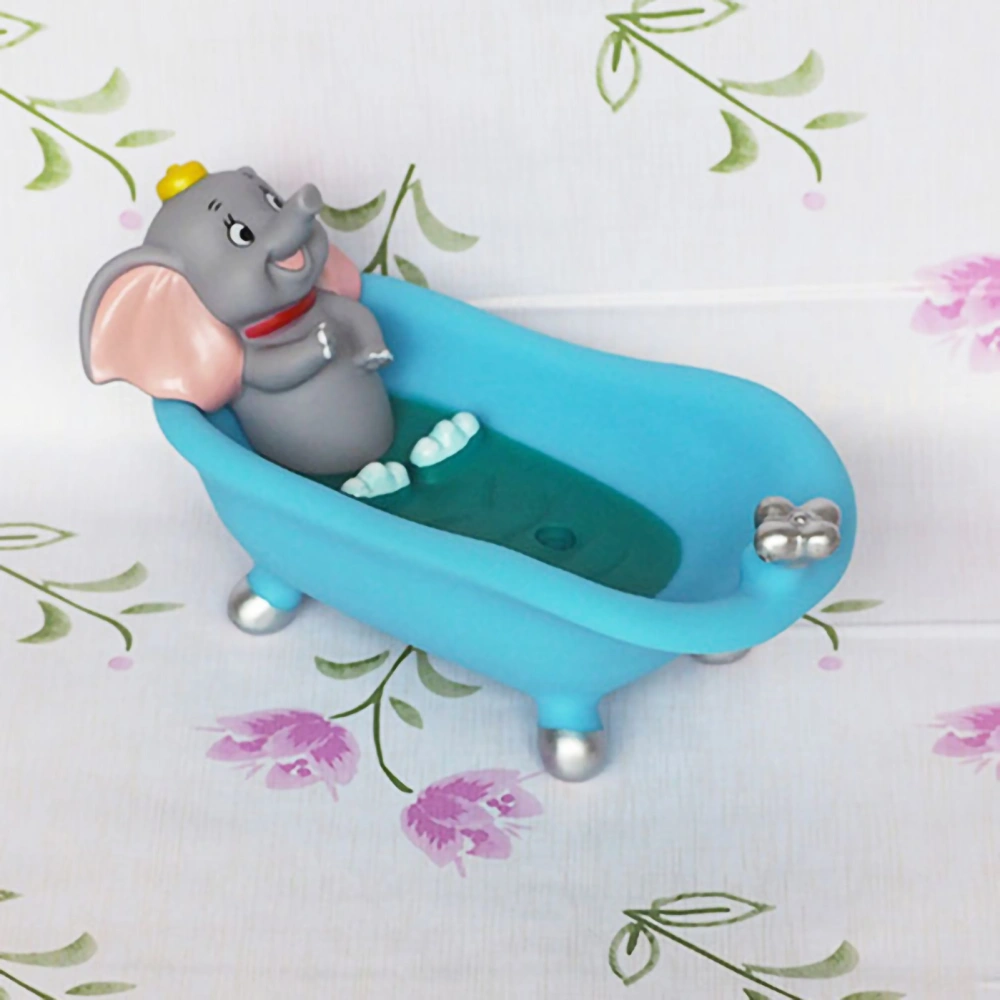 Cartoon Bath Soap Box Lovely Light Weight Animal Environment Friendly Good Hand Feeling Soap Holder for Bathroom Calf Elephant