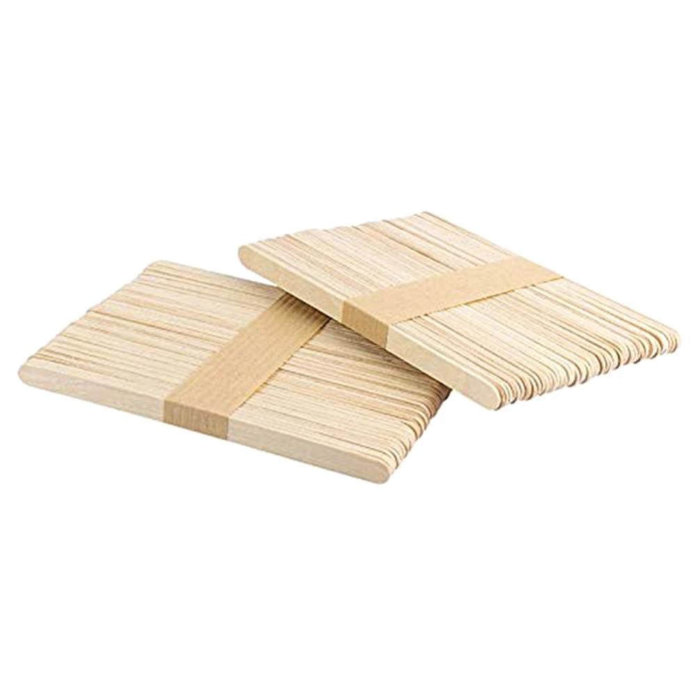 400Pcs Popsicle Sticks Wooden Ice Cream Sticks Great Bulk Sticks for DIY Craft