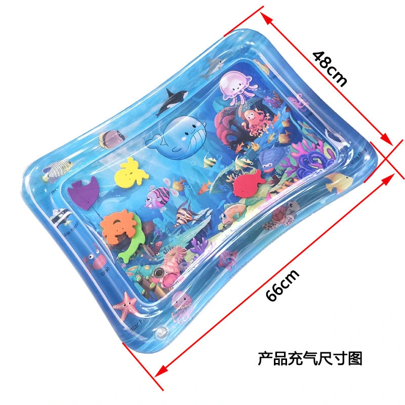 Baby Water Mat Cartoon Inflatable Sea Animals Water Cushion Interesting Kids Inflatable Toys