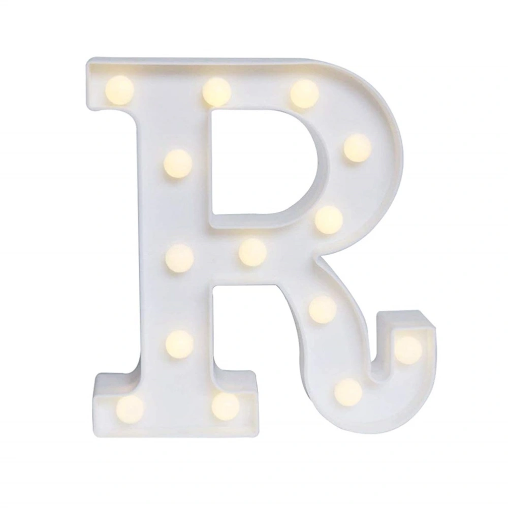 LED 26 Alphabet Letter Number Lights Ampersand and Symbol Love Heart Light Up Sign Lamp For Love Wedding Home Party Holiday Bar Decoration