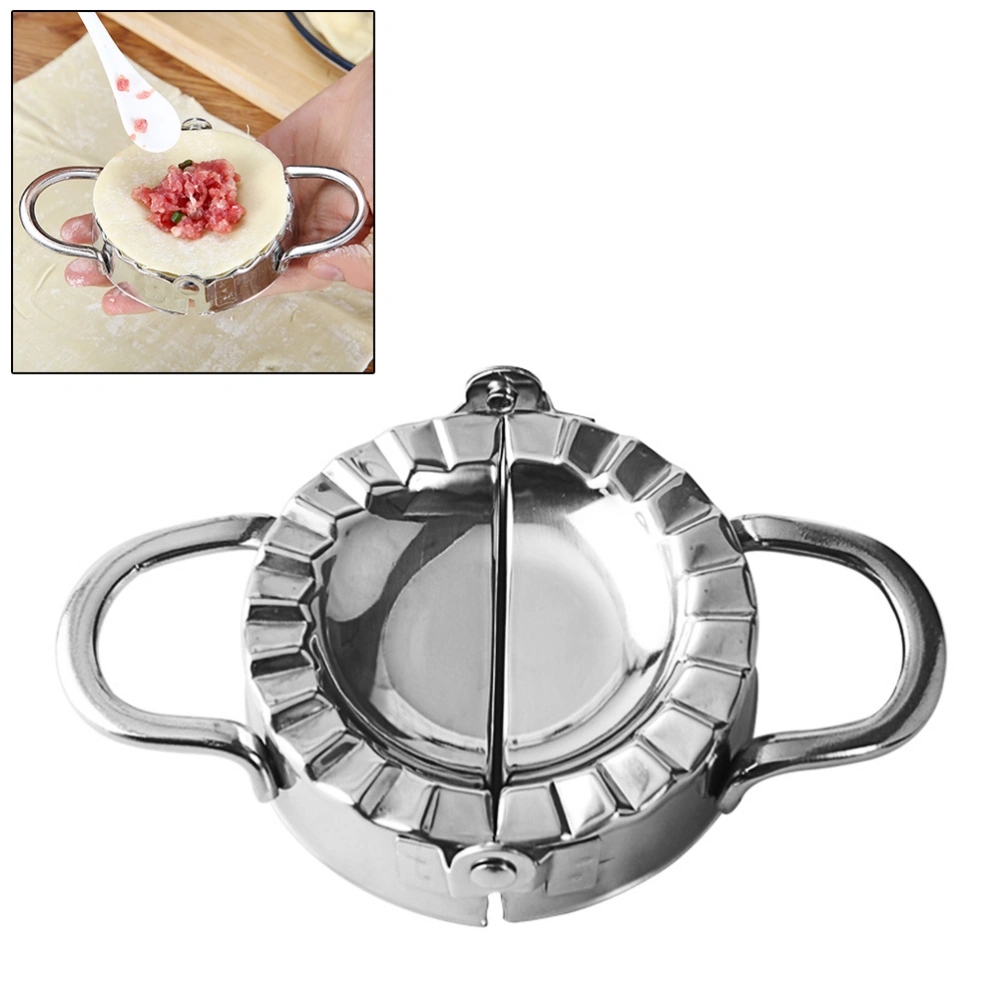 Stainless Steel Dumpling Mold Dough Press Dumpling Pie Mold for Home Kitchen