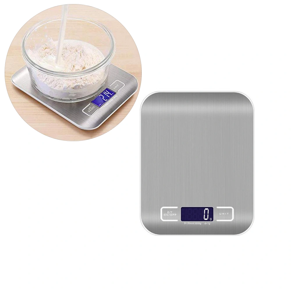 High 5kg/1g Electronic Kitchen Scales LCD Digital Food Scale Weight Scale Measuring Tools