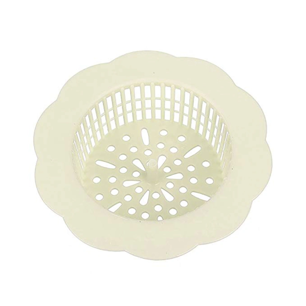 Flower Shape Drain Filter Plastic Sink Lid Sink Hair Strainer for Kitchen Bathroom