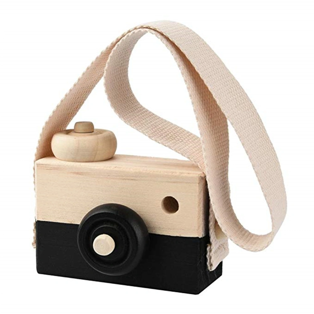 Baby Kids Wooden Mini Camera Toy Pillow Hanging toy Portable Toy Gift Clothing Accessory