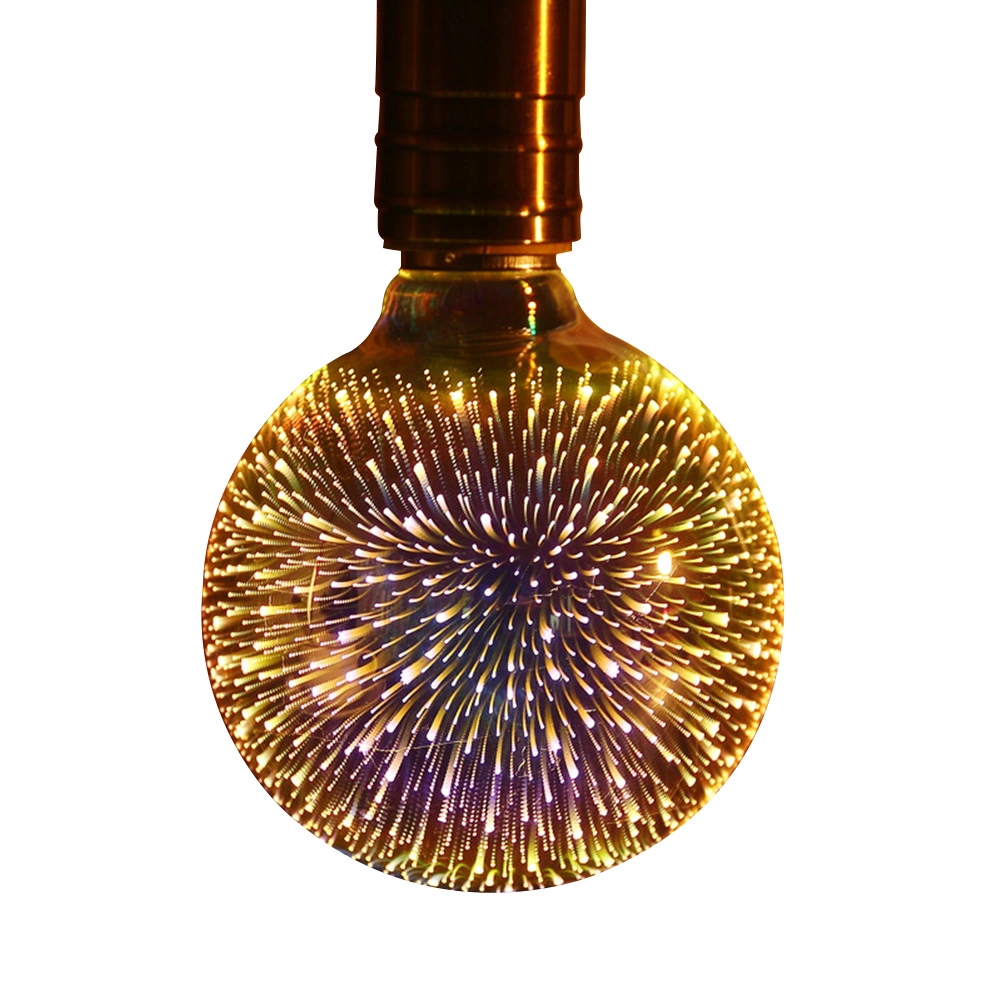 3D Firework LED Bulb LED Light Bulbs 3D Firework Effect 4W E27 Firework LED Lamp Vintage Colorful Decorative Light Bulb