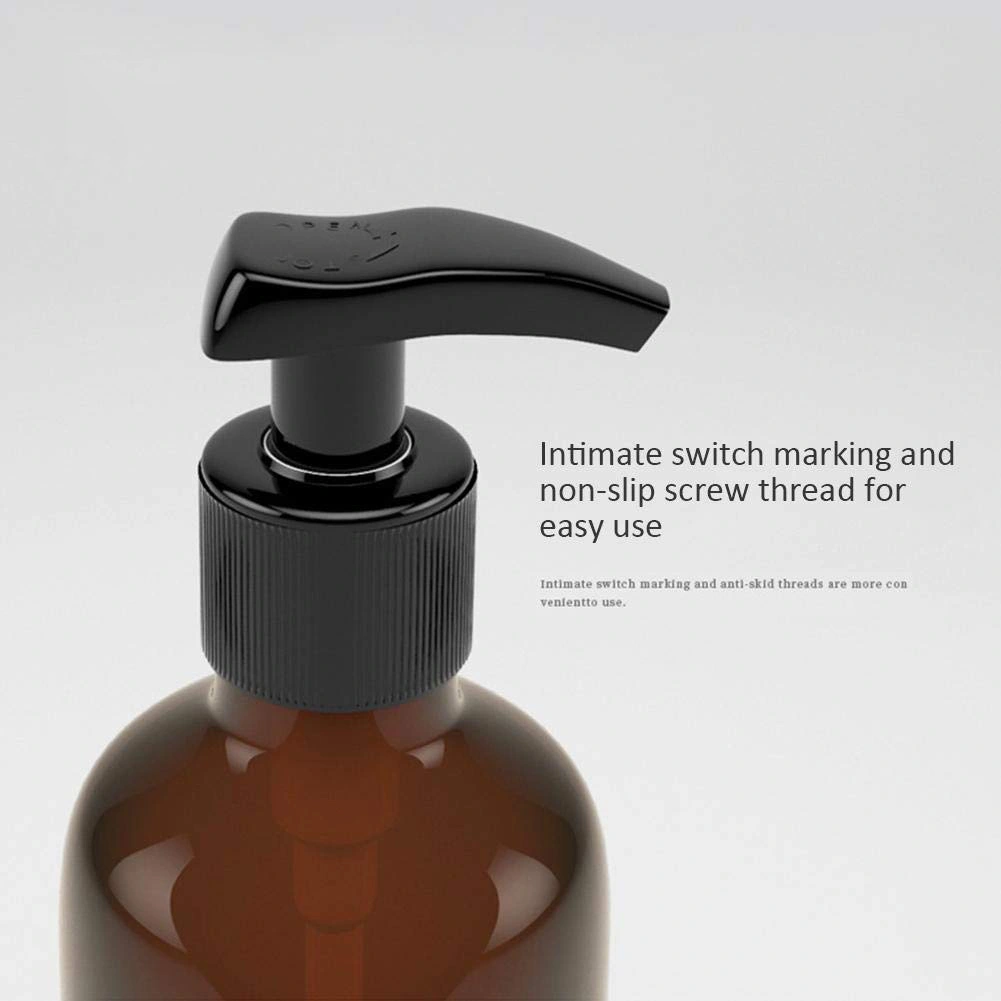 4PCS Plastic Bottles with Pump 500ml Refillable Plastic Soap Dispenser Bottle for Bathroom or Kitchen Handwash Lotions Shampoo Conditioner