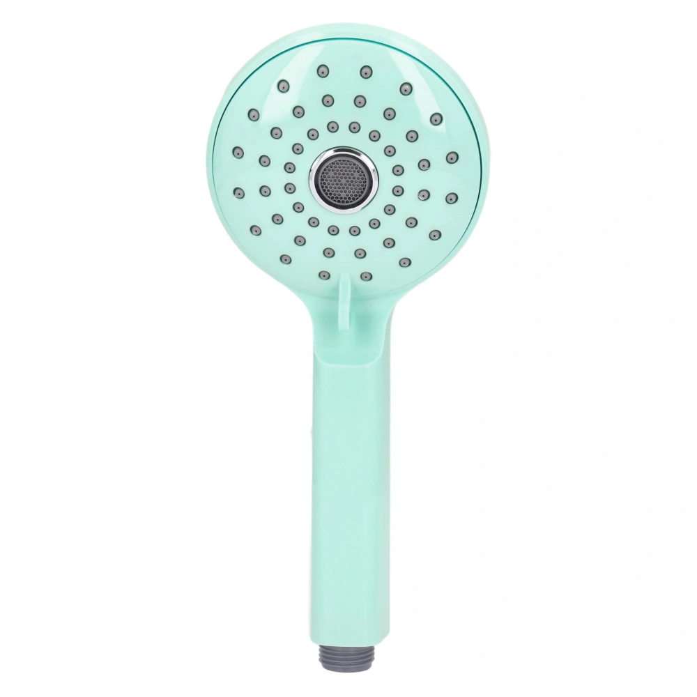 Pressurized Shower Head ABS Handheld Two Modes High Pressure Shower Sprayer Prevent Splashing Bathroom Accessories Green