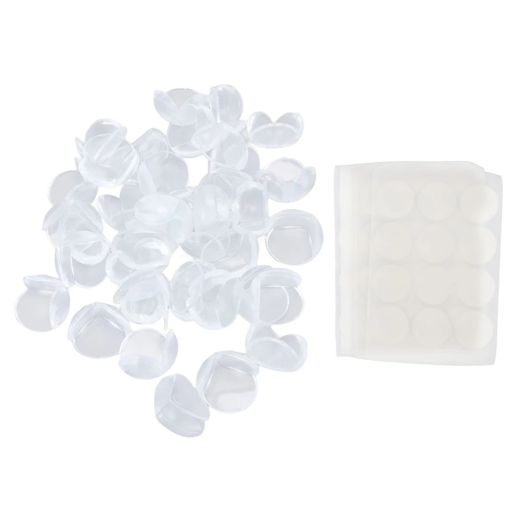 40Pcs Table Corner Guard Transparent Plastic Collision Prevention Corner Protector for Baby Children