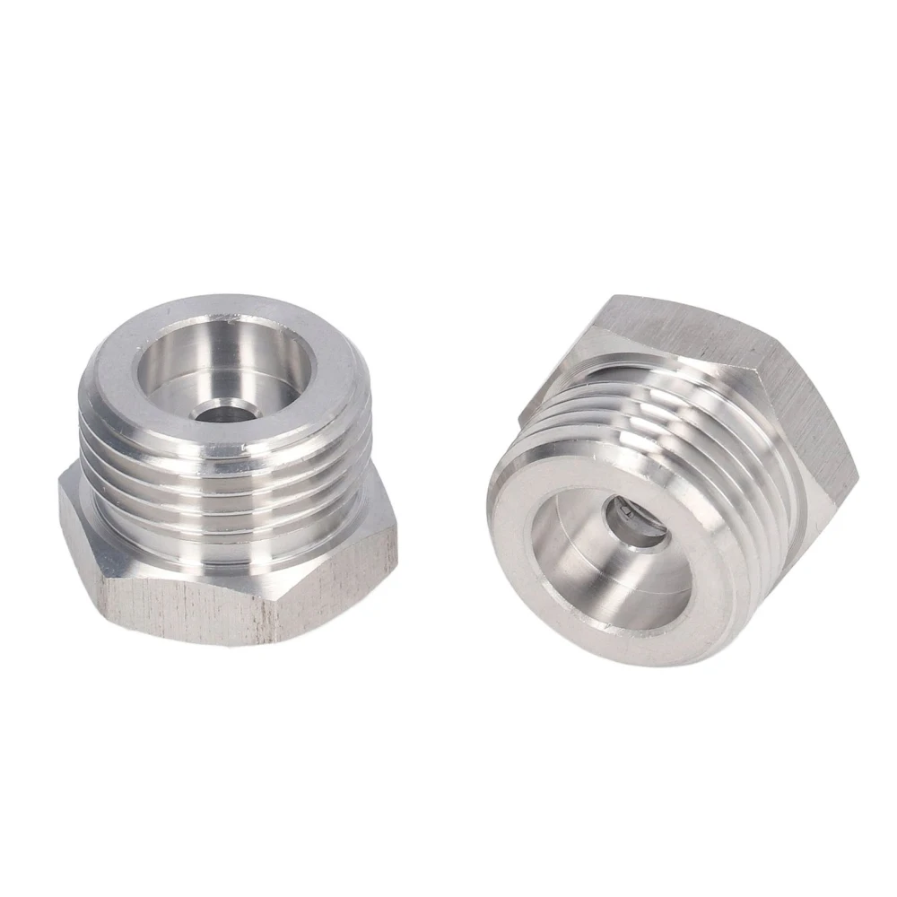 2Pcs Cola Barrel Adapter Distributor Connector Male Thread G5/8 Female Thread 1/4MFL