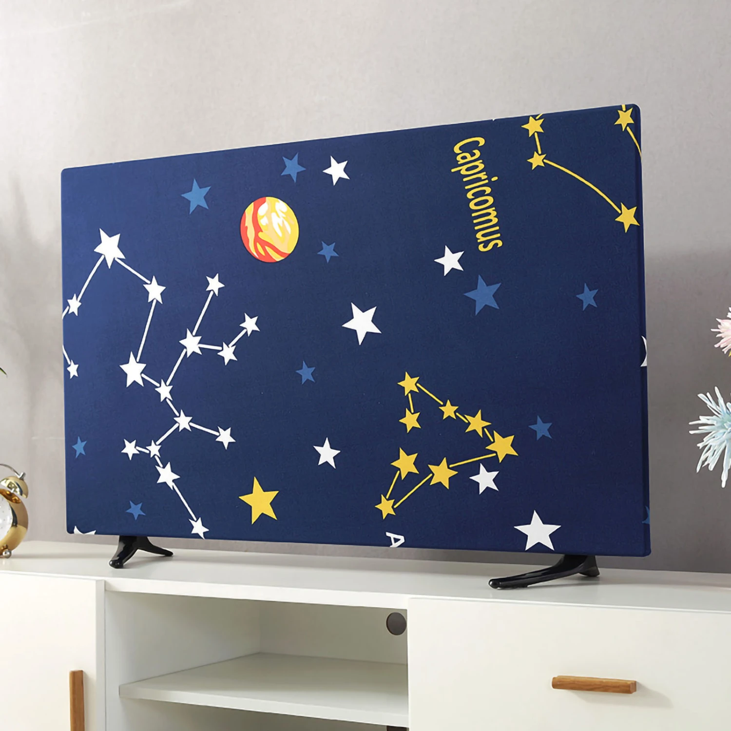 TV Cover Weatherproof Dustproof Universal Elastic Hanging Television Protector for Home Type 4 32in