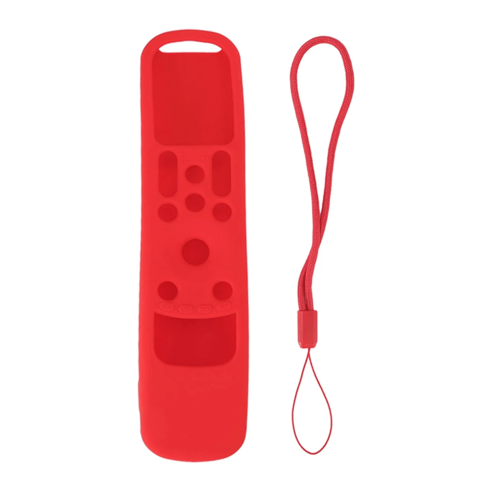 Silicone Remote Protective Cover Shockproof Protective Cover for MR21GA MR 21GC Remote Control Red