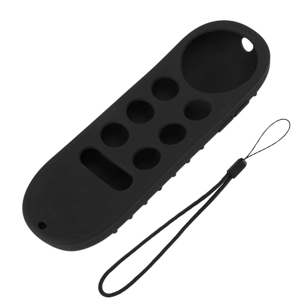 Remote Control Protective Cover Silicone Case for Chromecast with Google TV Remote Controller Black