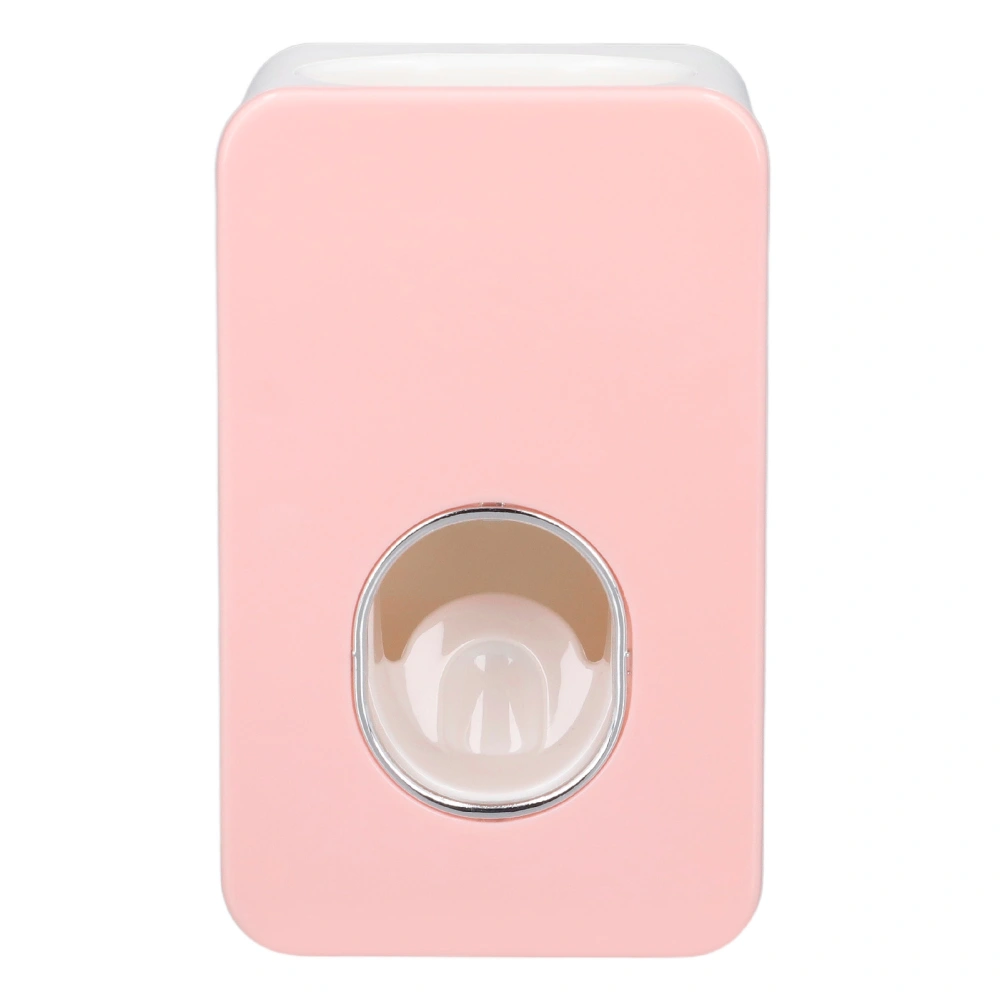 Automatic Toothpaste Dispenser Wall Mounted Easy Installation Toothpaste Squeezer Dispenser for Bathroom Home Pink